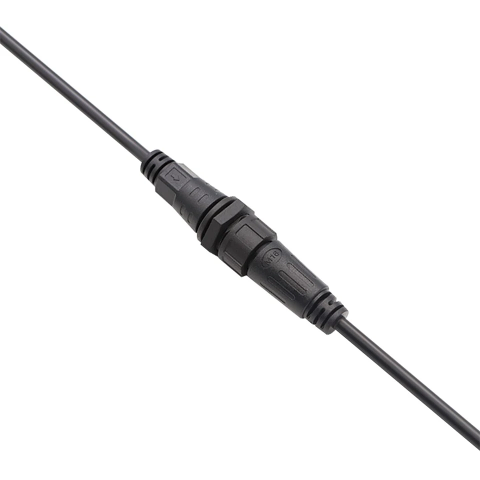 M16 5 Pin Konektor Tahan Air Berulir IP67